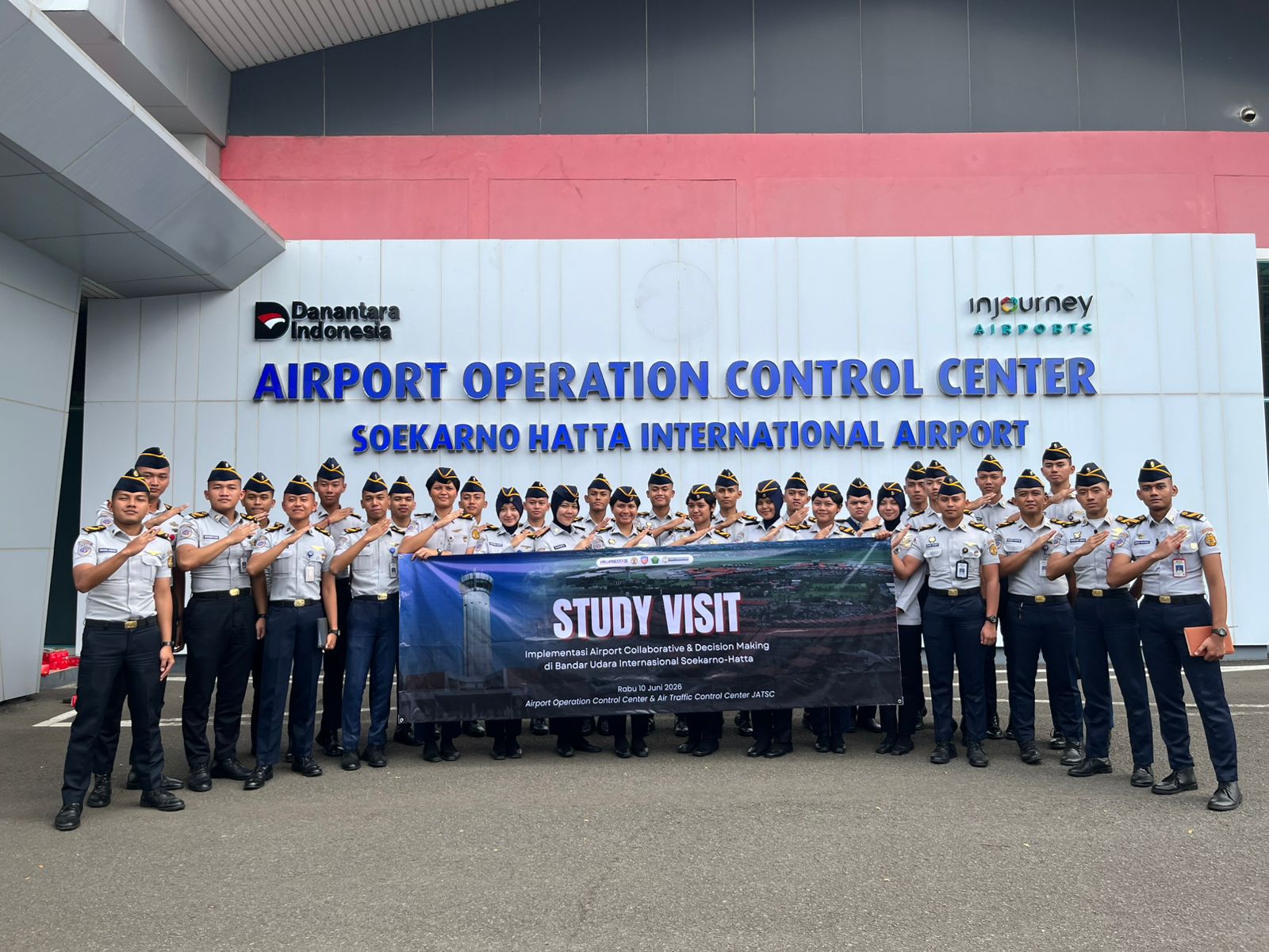 Study Visit Taruna/i pada Airport Operation Control Center di Bandara Soekarno-Hatta